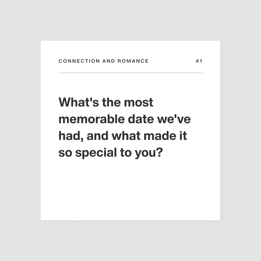 Deeply couples edition connection and romance card