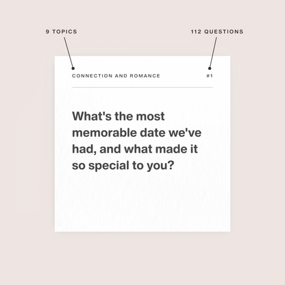 Couples Edition 1 - Conversation Cards for Couples (Digital)