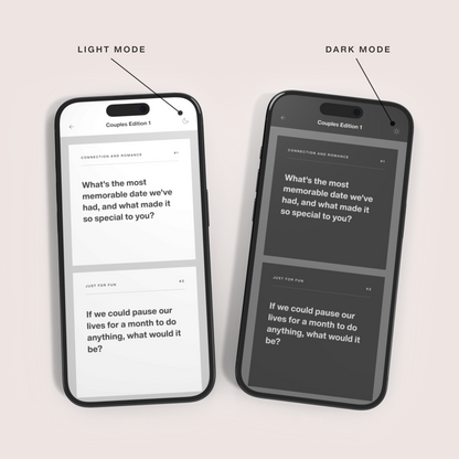Couples Edition 1 - Conversation Cards for Couples (Digital)