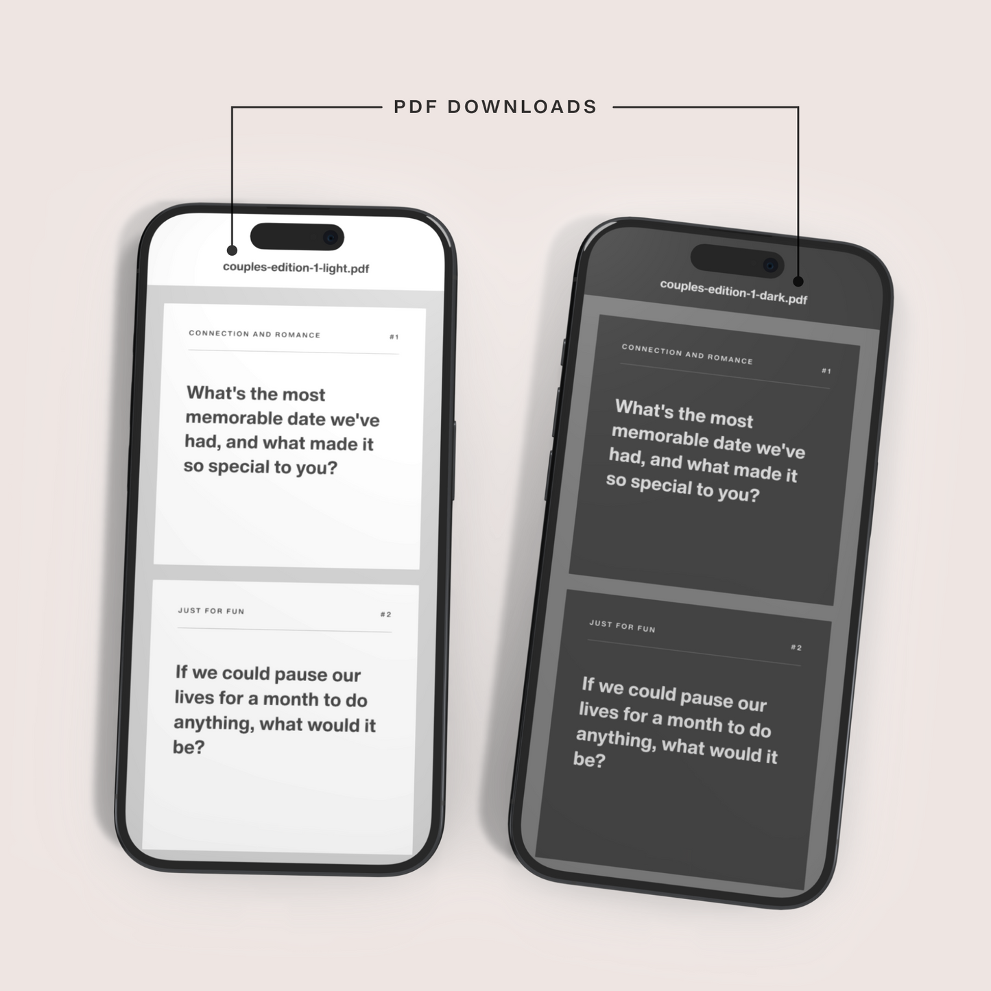 Couples Edition 1 - Conversation Cards for Couples (Digital)