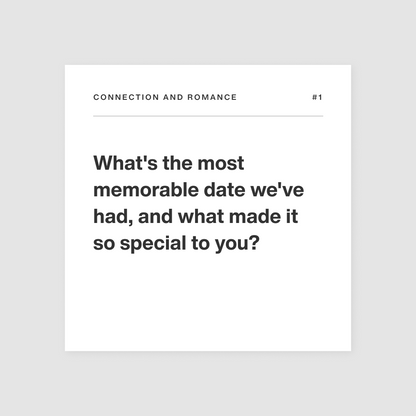 Deeply couples edition connection and romance card