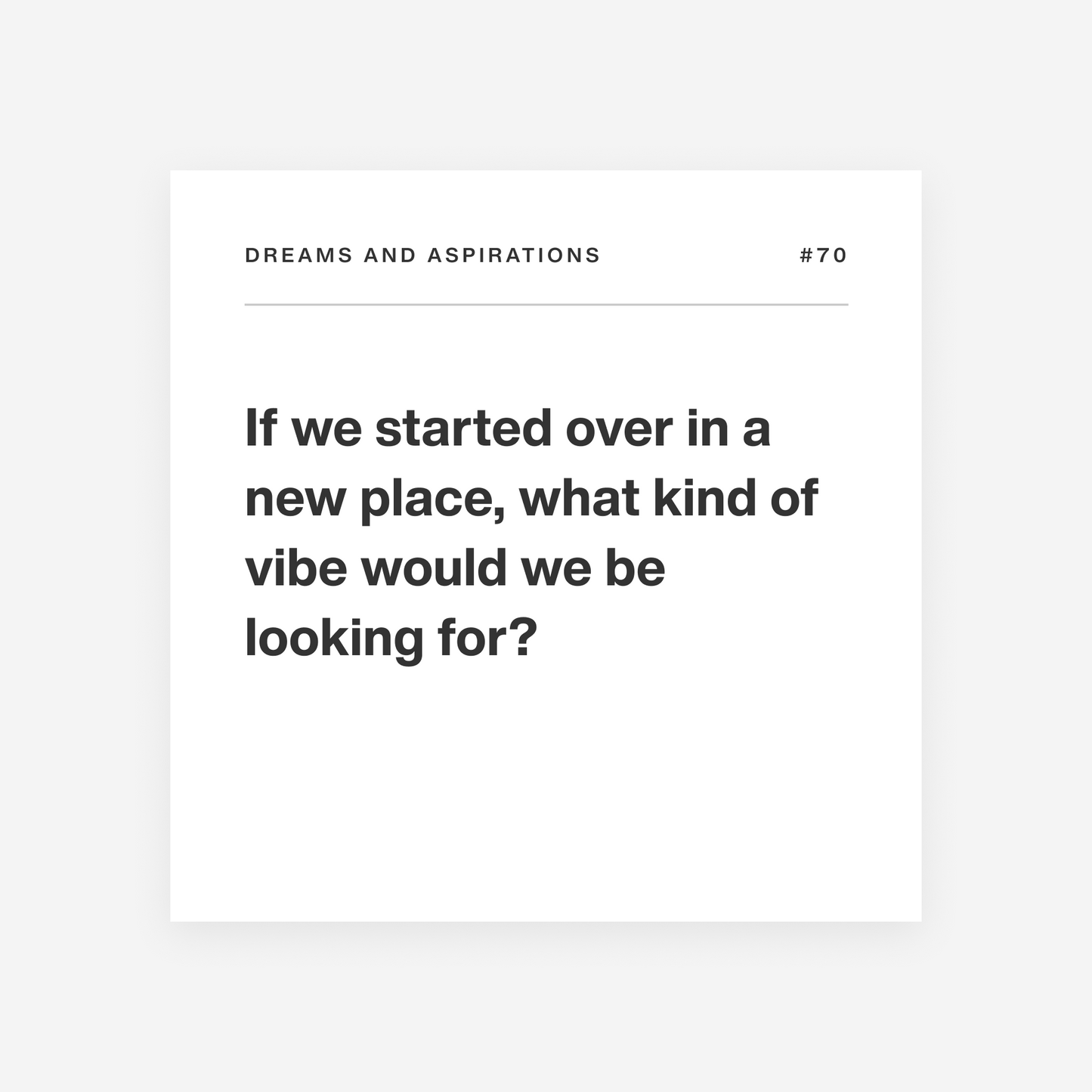 Deeply - Couples Edition 3 (dreams and aspirations question)