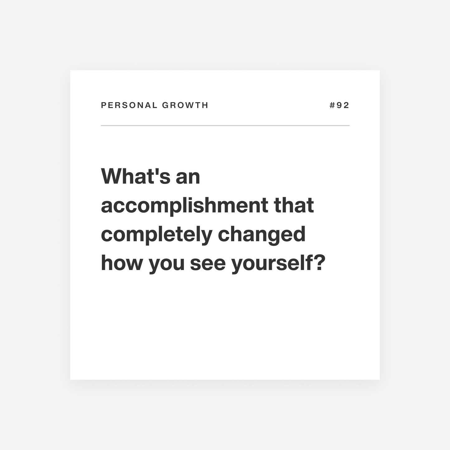 Deeply - Universal Edition 3 (personal growth question)