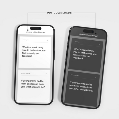 Universal Edition 2 - Conversation Cards for Everyone (Digital)