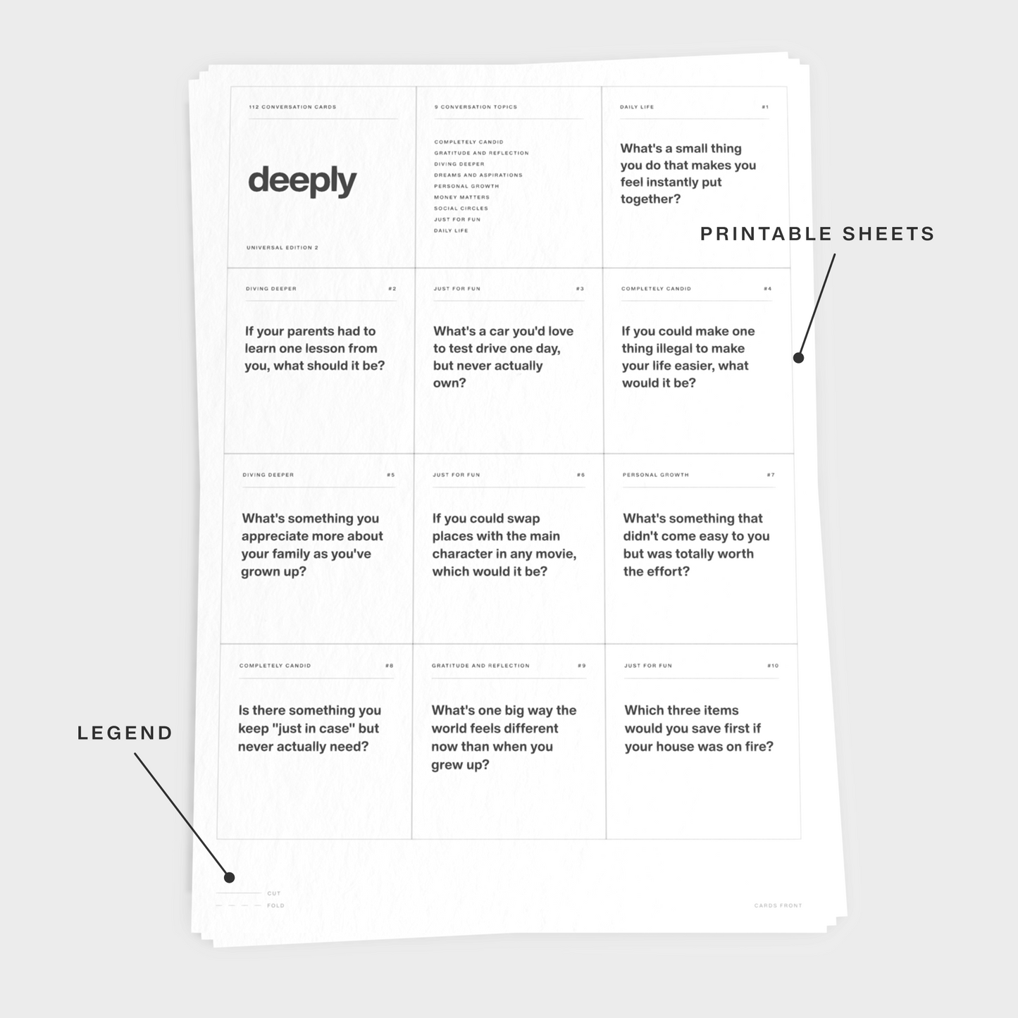 Universal Edition 2 - Conversation Cards for Everyone (Digital)