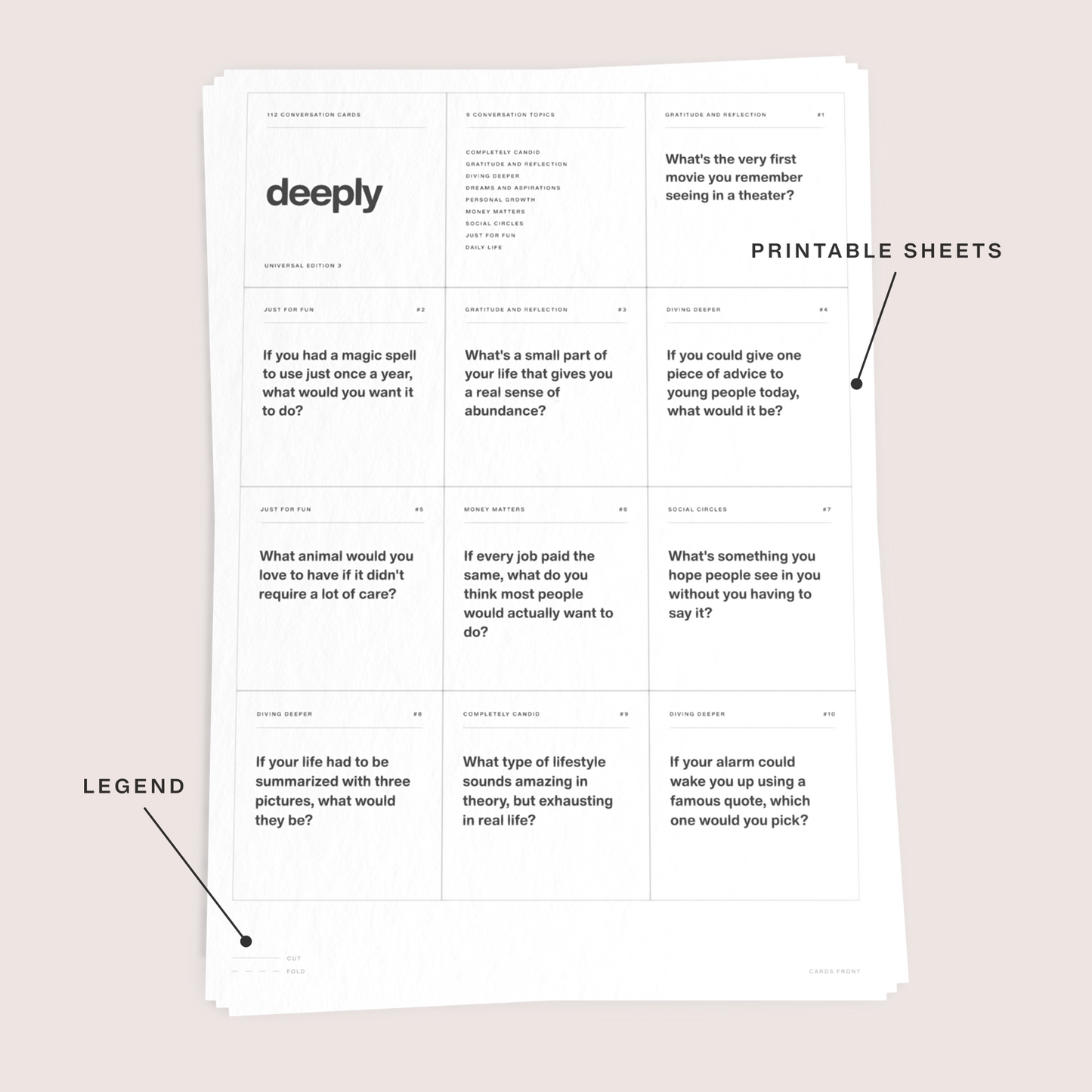 Universal Edition 3 - Conversation Cards for Everyone (Digital)